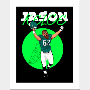 Jason Kelce Philadelphia eagles Posters and Art